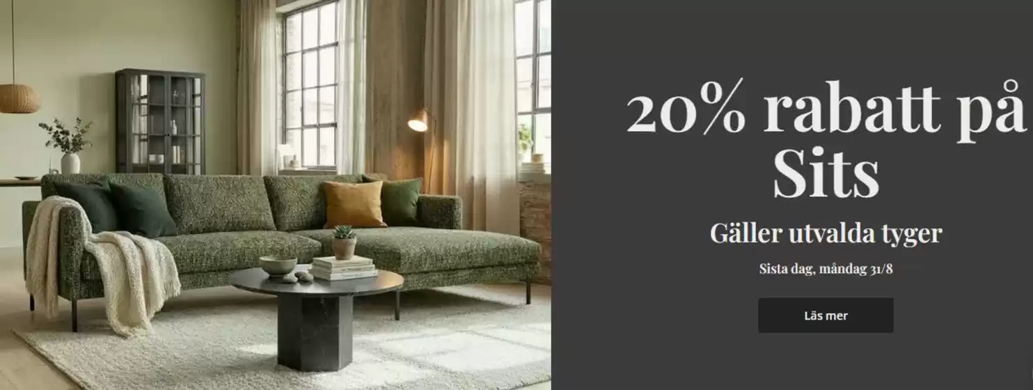Stalands-katalog | 20% rabatt! | 2026-08-28T00:00:00.000Z - 2026-08-31T00:00:00.000Z
