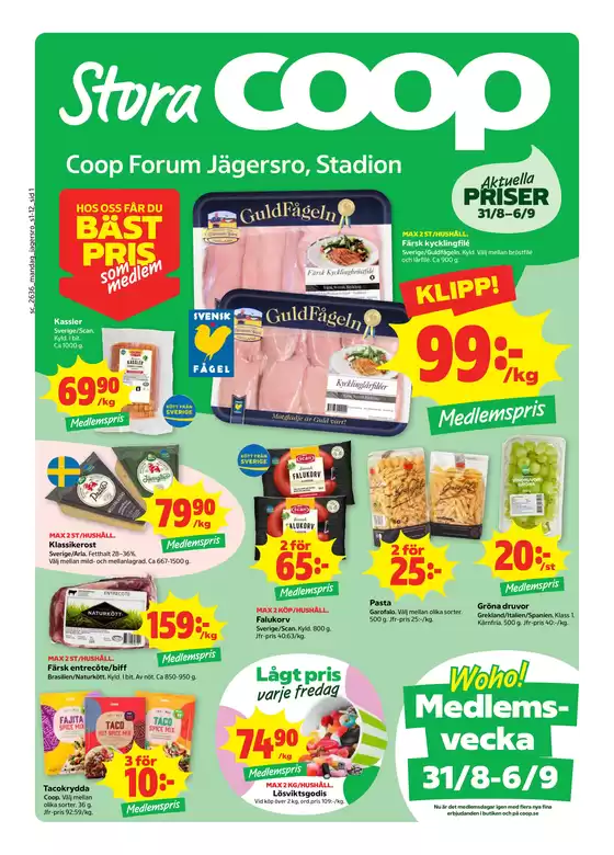 Coop Forum-katalog | Rabatter och kampanjer | 2026-08-31T00:00:00.000Z - 2026-09-06T00:00:00.000Z