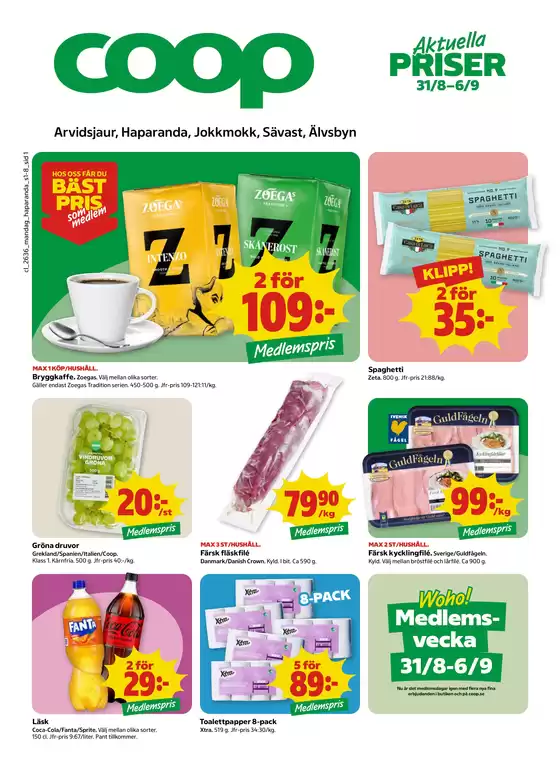 Coop Extra-katalog | Attraktiva specialerbjudanden för alla | 2026-08-31T00:00:00.000Z - 2026-09-06T00:00:00.000Z