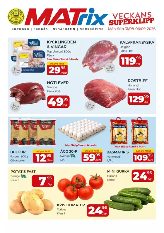 Matrix Butikerna-katalog i Åmotfors | Matrix Veckans Annons | 2026-08-31T00:00:00.000Z - 2026-09-06T00:00:00.000Z