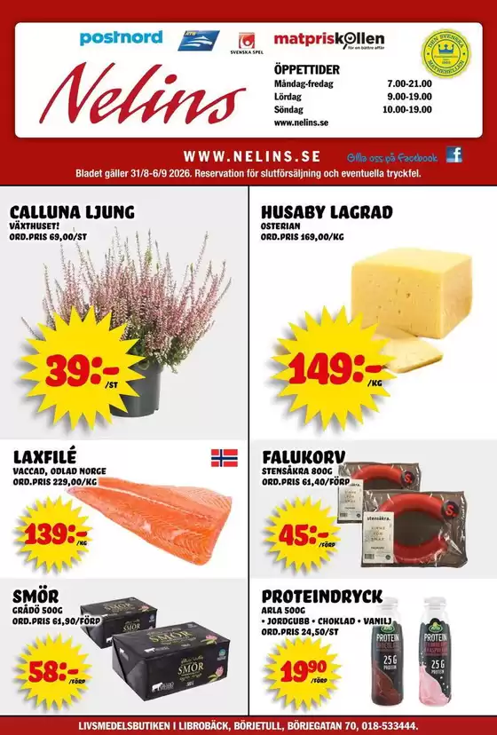 Nelins-katalog | Nelins reklamblad | 2026-08-31T00:00:00.000Z - 2026-09-06T00:00:00.000Z