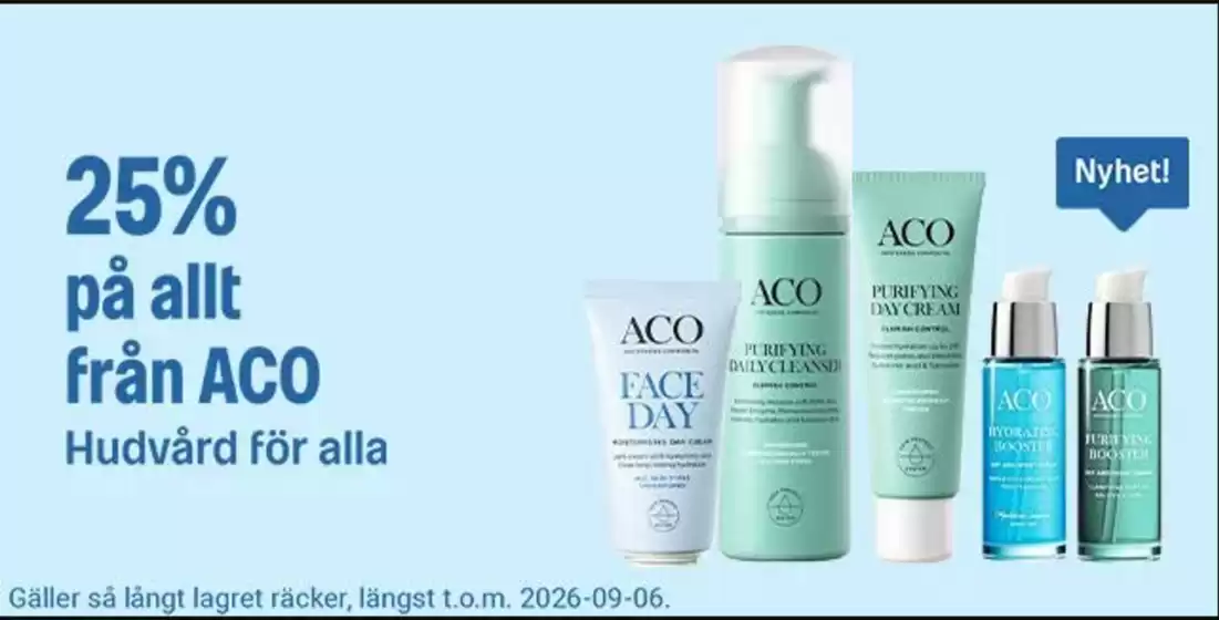 Apotea-katalog | 25% rabatt! | 2026-08-31T00:00:00.000Z - 2026-09-06T00:00:00.000Z