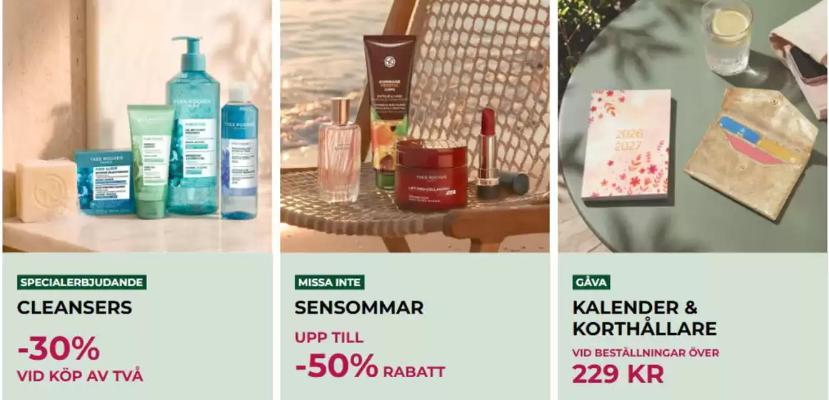 Yves Rocher-katalog i Bergvik (Söderhamns) | 30-50% rabatt! | 2026-08-31T00:00:00.000Z - 2026-09-14T00:00:00.000Z