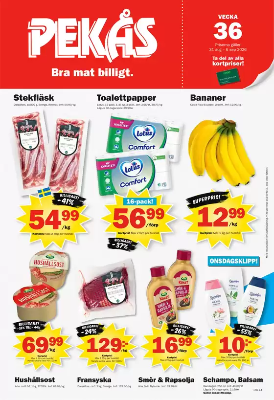 Pekås-katalog i Stockholm | Kampanjpris! | 2026-09-01T00:00:00.000Z - 2026-09-06T00:00:00.000Z