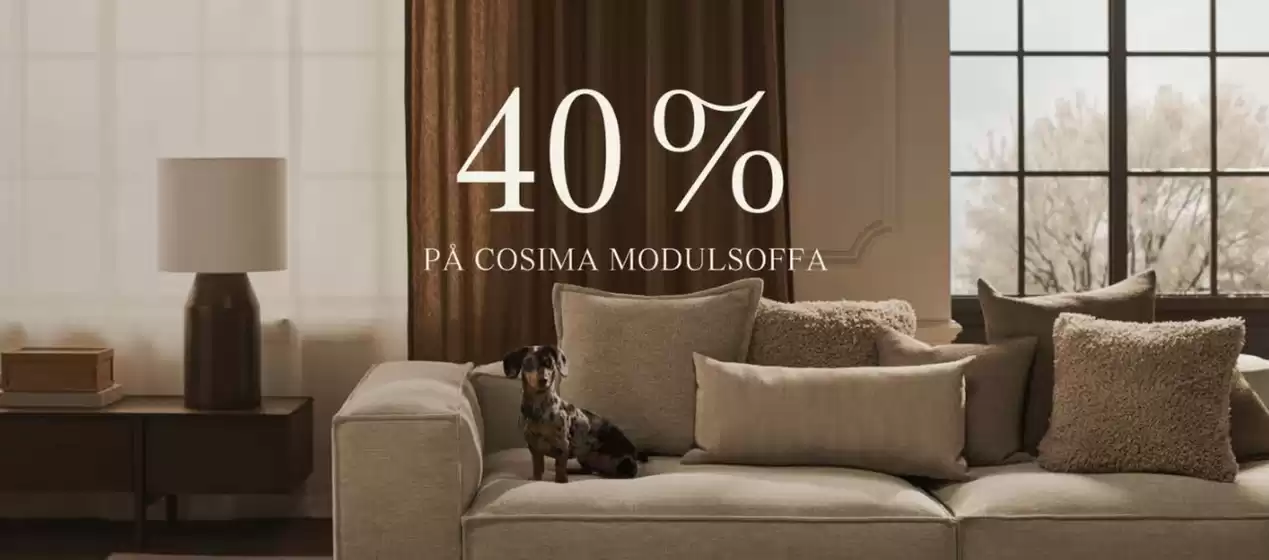 Bolia-katalog | 40% rabatt! | 2026-09-01T00:00:00.000Z - 2026-09-15T00:00:00.000Z
