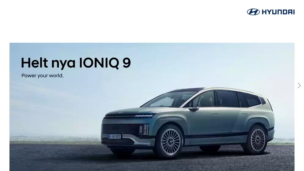 Hyundai-katalog i Västerås | Hyundai Modellbroschyr IONIQ 9 | 2026-09-03T00:00:00.000Z - 2026-09-17T00:00:00.000Z