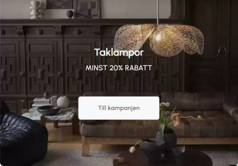 Lampan-katalog | 20% rabatt! | 2026-09-04T00:00:00.000Z - 2026-09-18T00:00:00.000Z