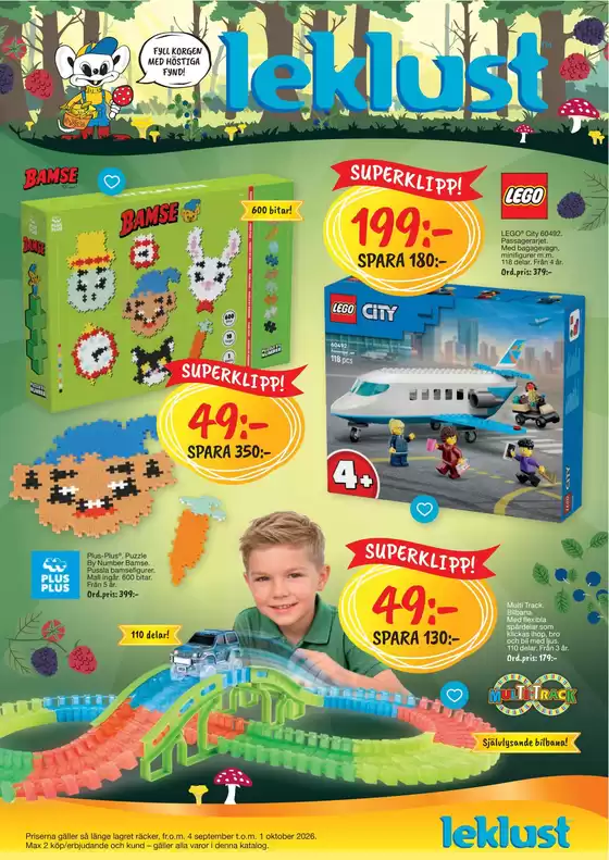 Leklust-katalog | Leklust reklamblad | 2026-09-04T00:00:00.000Z - 2026-10-01T00:00:00.000Z