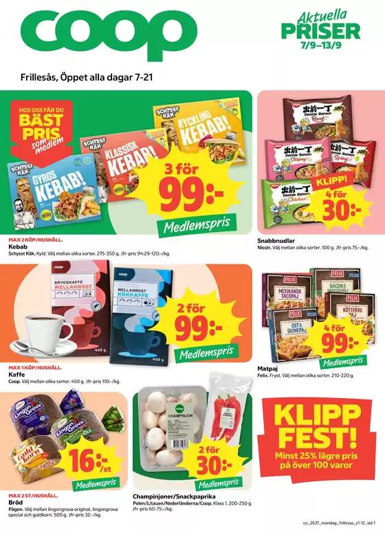 Coop Konsum-katalog | Coop Konsum reklamblad | 2026-09-07T00:00:00.000Z - 2026-09-13T00:00:00.000Z