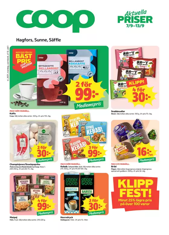 Coop Extra-katalog | Coop Extra reklamblad | 2026-09-07T00:00:00.000Z - 2026-09-13T00:00:00.000Z