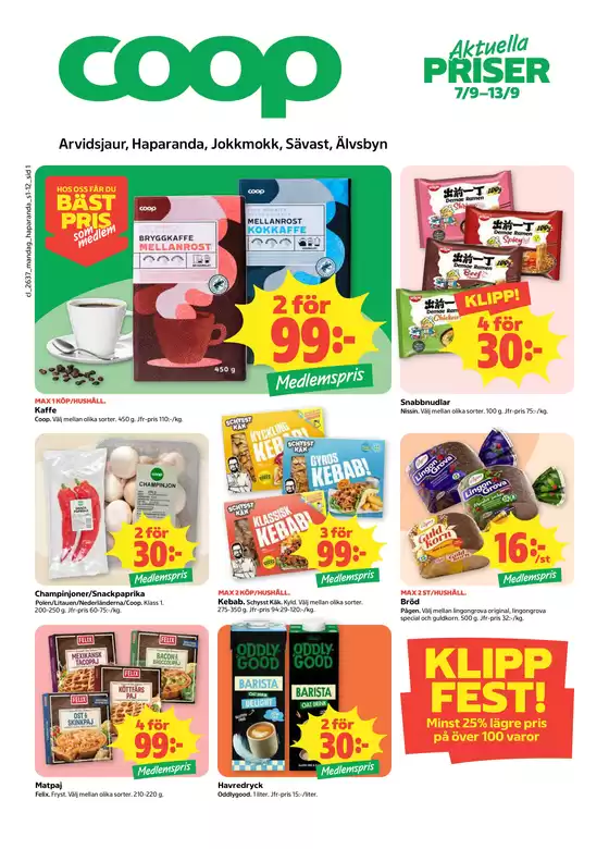 Coop Extra-katalog | Exklusiva deals för våra kunder | 2026-09-07T00:00:00.000Z - 2026-09-13T00:00:00.000Z