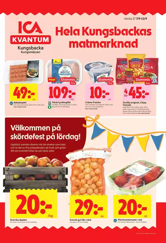 ICA Kvantum-katalog | Aktuella specialerbjudanden | 2026-09-07T00:00:00.000Z - 2026-09-13T00:00:00.000Z