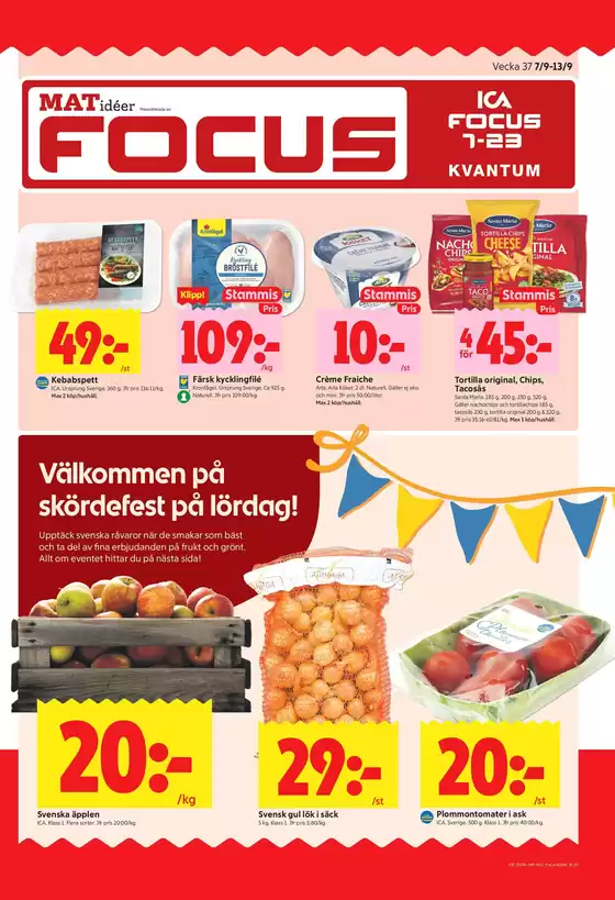 ICA Kvantum-katalog | Fantastiskt erbjudande för alla kunder | 2026-09-07T00:00:00.000Z - 2026-09-13T00:00:00.000Z