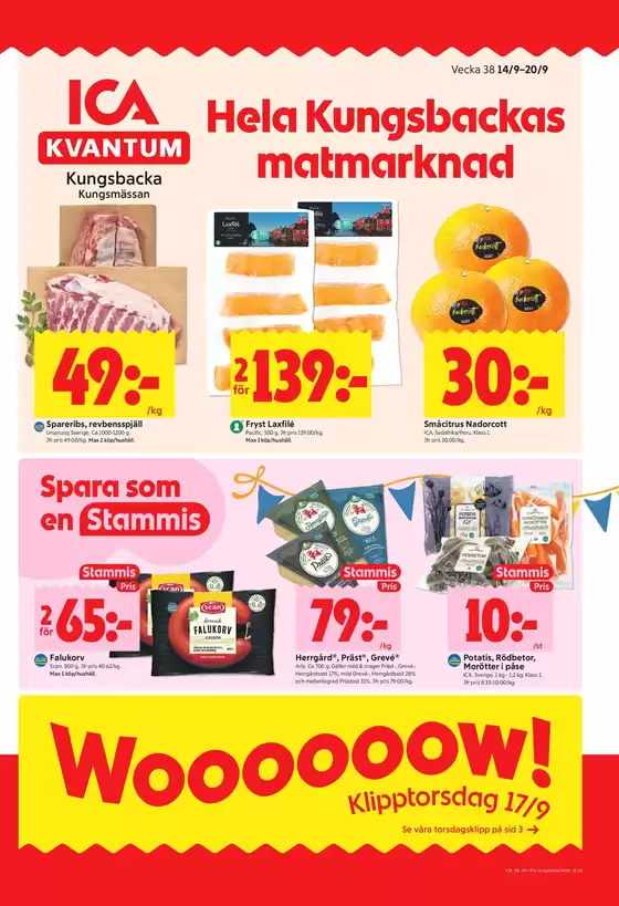 ICA Kvantum-katalog | Aktuella deals och erbjudanden | 2026-09-14T00:00:00.000Z - 2026-09-20T00:00:00.000Z