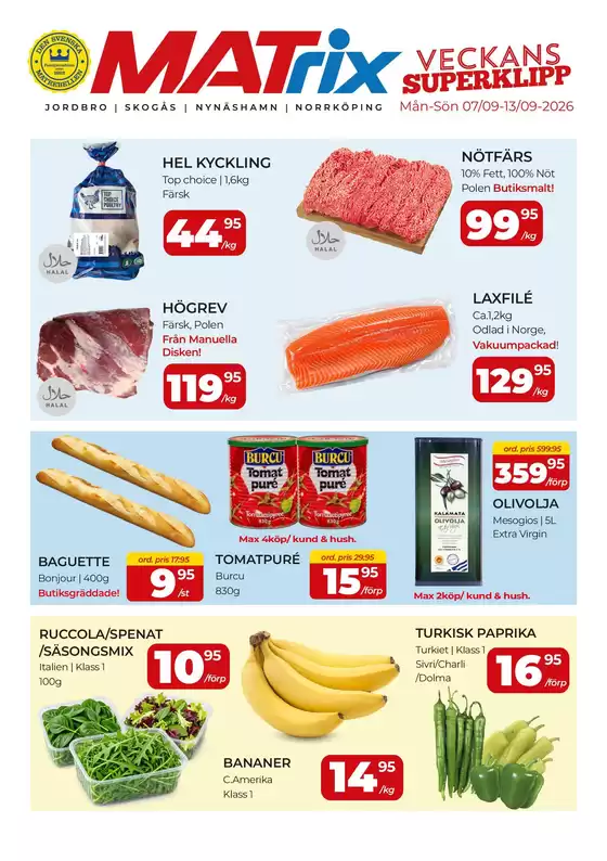 Matrix Butikerna-katalog | Matrix Veckans Annons | 2026-09-07T00:00:00.000Z - 2026-09-13T00:00:00.000Z