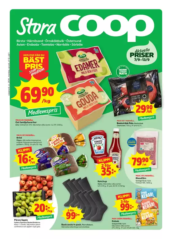 Stora Coop-katalog | Attraktiva specialerbjudanden för alla | 2026-09-07T00:00:00.000Z - 2026-09-13T00:00:00.000Z