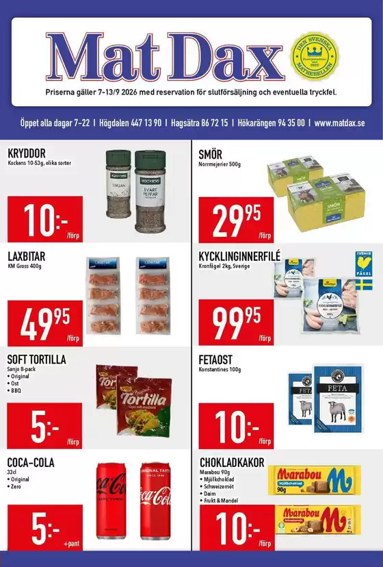Matdax-katalog | Matdax reklambad | 2026-09-07T00:00:00.000Z - 2026-09-13T00:00:00.000Z