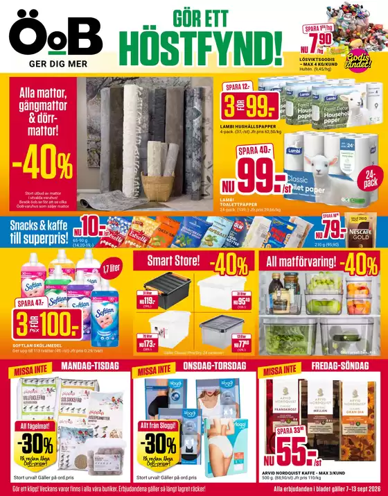 ÖoB-katalog | ÖoB reklambad | 2026-09-07T00:00:00.000Z - 2026-09-13T00:00:00.000Z