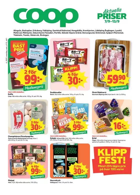 Coop-katalog i Simlångsdalen | Coop reklamblad | 2026-09-07T00:00:00.000Z - 2026-09-13T00:00:00.000Z
