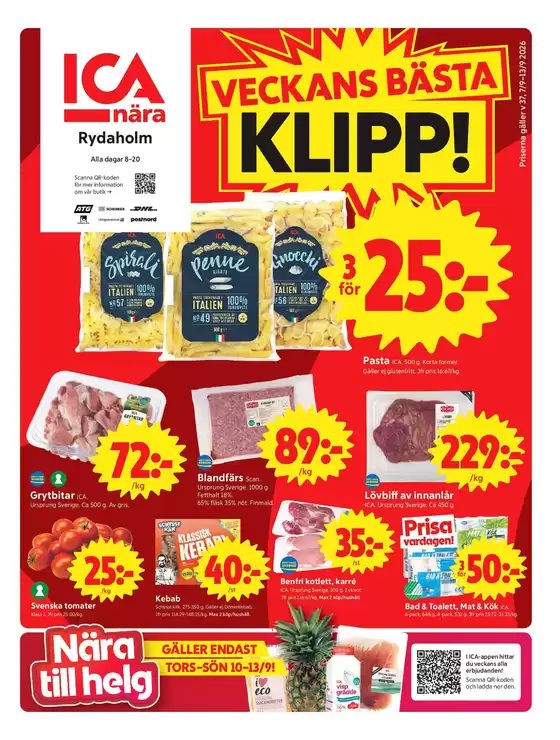 ICA Nära-katalog | Aktuella fynd och erbjudanden | 2026-09-07T00:00:00.000Z - 2026-09-13T00:00:00.000Z