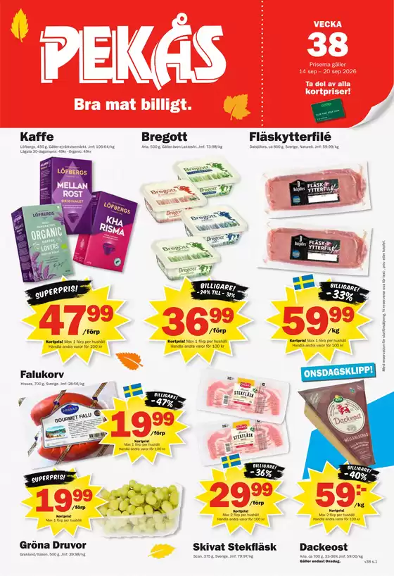 Pekås-katalog | Kampanj! | 2026-09-15T00:00:00.000Z - 2026-09-20T00:00:00.000Z