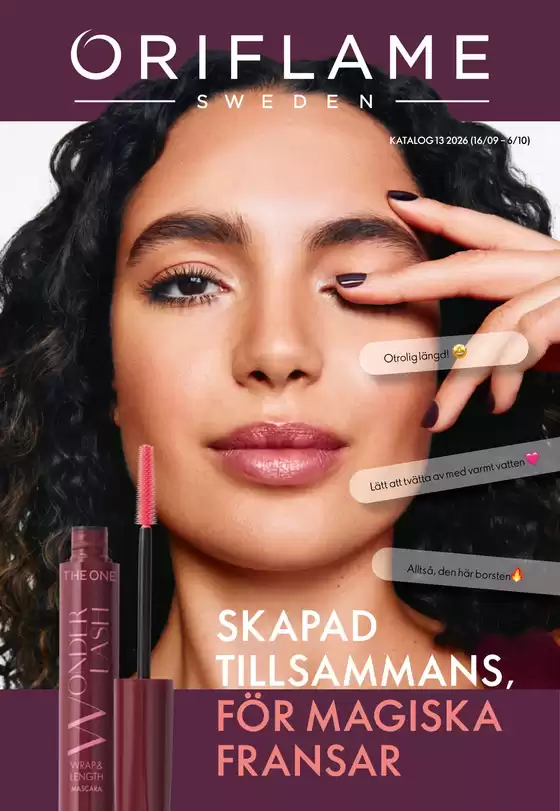 Oriflame-katalog | Våra bästa fynd | 2026-09-16T00:00:00.000Z - 2026-10-06T00:00:00.000Z
