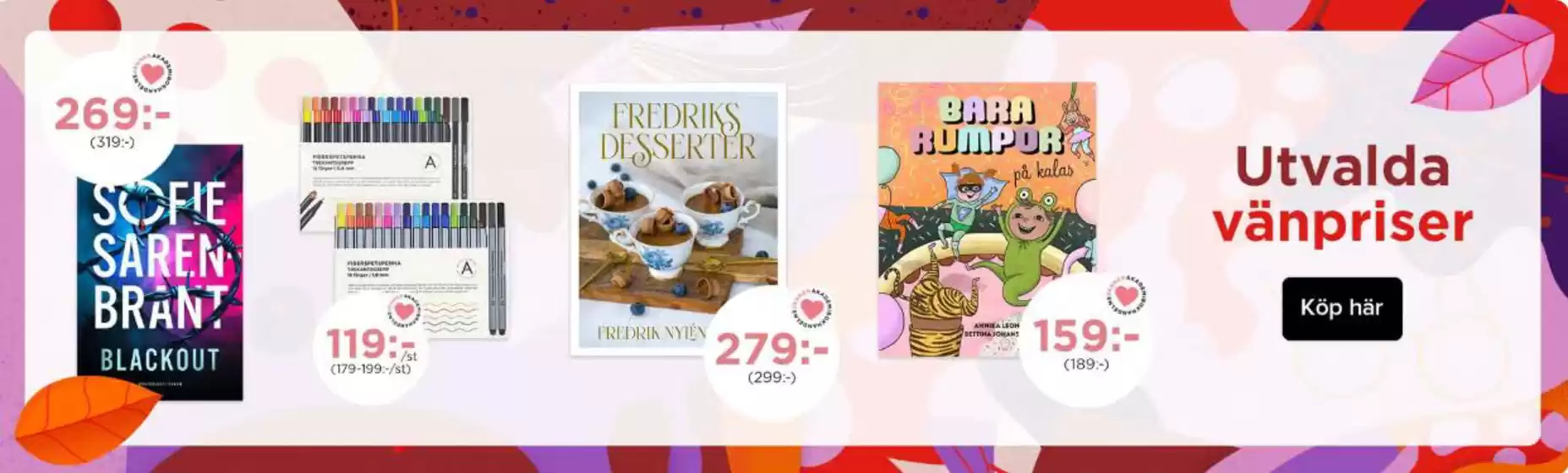 Akademibokhandeln-katalog | Exklusivt erbjudande! | 2026-09-16T00:00:00.000Z - 2026-09-29T00:00:00.000Z