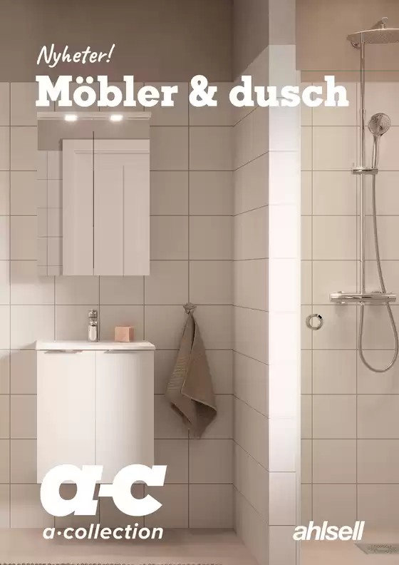 Ahlsell-katalog | a-collection | Nyheter möbler och dusch 2026 | 2026-09-17T00:00:00.000Z - 2026-10-01T00:00:00.000Z