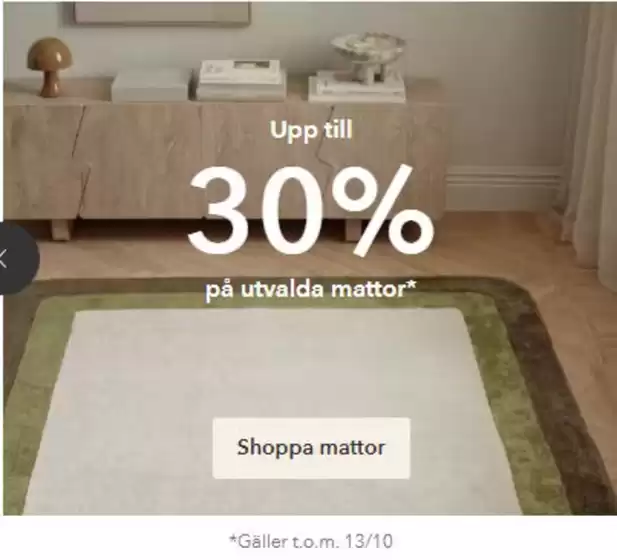 Ellos-katalog | Mattor - Upp till 30%! | 2026-09-17T00:00:00.000Z - 2026-10-13T00:00:00.000Z