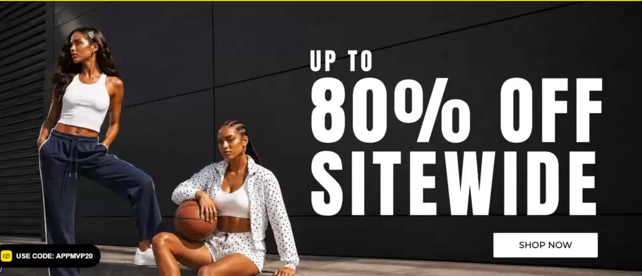 Forever 21-katalog | Up to 80% Off! | 2026-09-17T00:00:00.000Z - 2026-10-01T00:00:00.000Z
