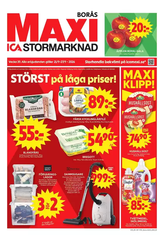 ICA Maxi-katalog | Top-deals och rabatter | 2026-09-21T00:00:00.000Z - 2026-09-27T00:00:00.000Z
