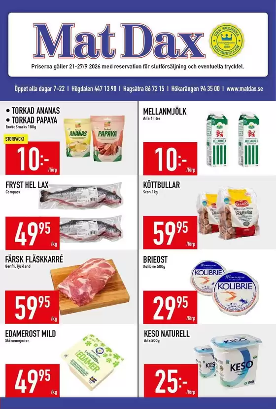 Matdax-katalog | Matdax reklambad | 2026-09-21T00:00:00.000Z - 2026-09-27T00:00:00.000Z