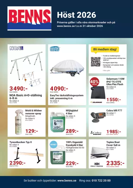 Benns-katalog | Erbjudanden! | 2026-09-23T00:00:00.000Z - 2026-10-31T00:00:00.000Z