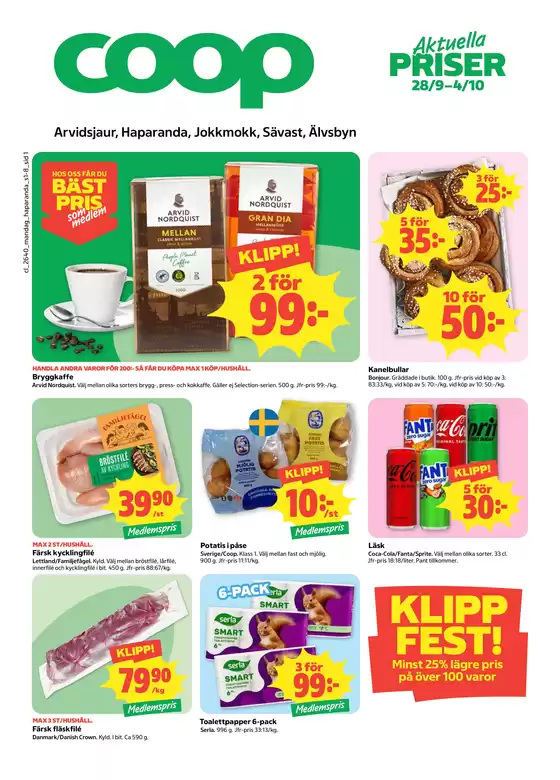 Coop Extra-katalog | Upptäck attraktiva erbjudanden | 2026-09-28T00:00:00.000Z - 2026-10-04T00:00:00.000Z
