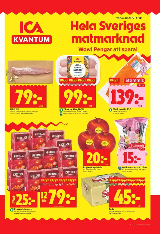 ICA Kvantum-katalog | Erbjudanden för fyndjägare | 2026-09-28T00:00:00.000Z - 2026-10-04T00:00:00.000Z