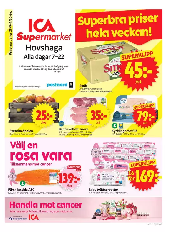 ICA Supermarket-katalog | Fantastiskt erbjudande för fyndjägare | 2026-09-28T00:00:00.000Z - 2026-10-12T00:00:00.000Z