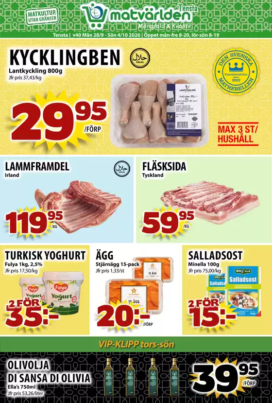 Matvärlden-katalog | Veckans erbjudanden Tensta! | 2026-09-28T00:00:00.000Z - 2026-10-04T00:00:00.000Z