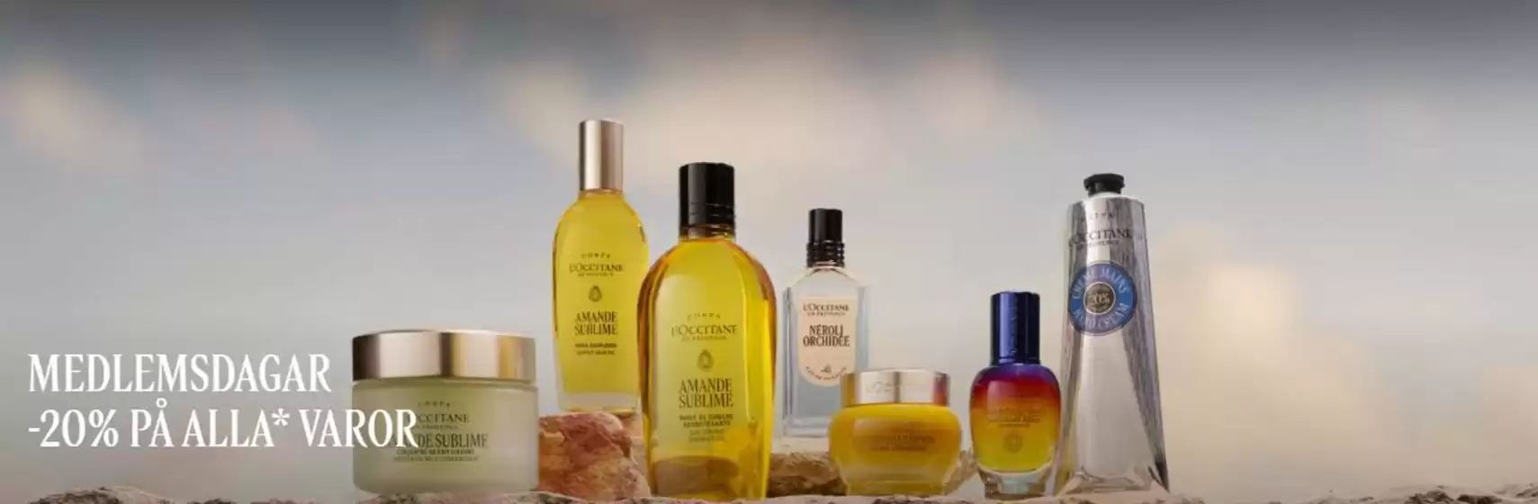 L'Occitane-katalog | -20% rabatt! | 2026-10-02T00:00:00.000Z - 2026-10-04T00:00:00.000Z