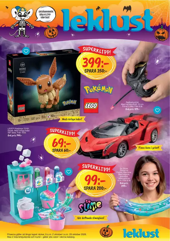 Leklust-katalog | Leklust reklamblad | 2026-10-02T00:00:00.000Z - 2026-10-29T00:00:00.000Z
