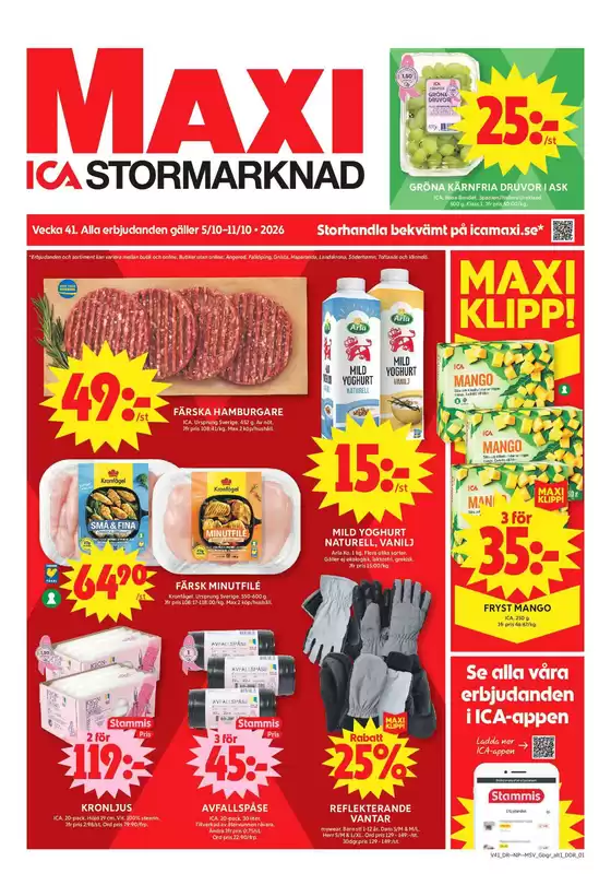 ICA Maxi-katalog | Våra bästa fynd | 2026-10-05T00:00:00.000Z - 2026-10-11T00:00:00.000Z
