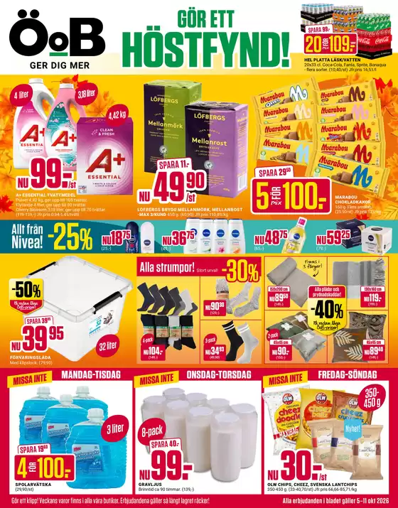 ÖoB-katalog | ÖoB reklambad | 2026-10-05T00:00:00.000Z - 2026-10-11T00:00:00.000Z