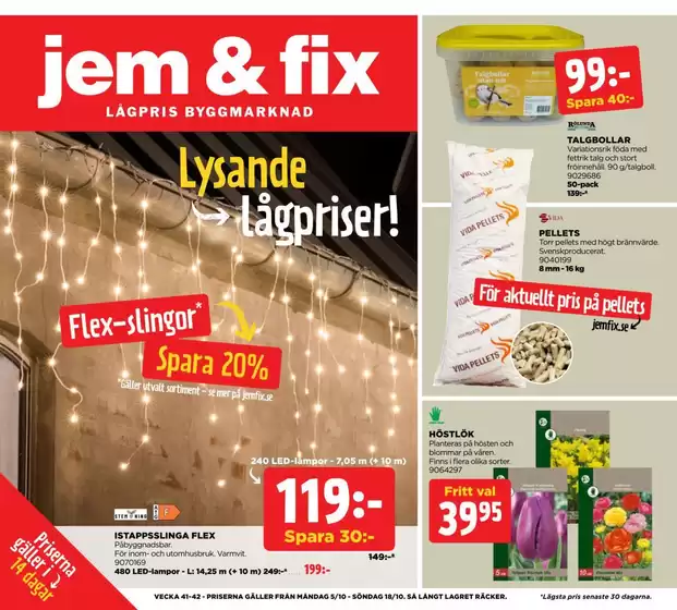 Jem&Fix-katalog | Reklamtidning v.41-42 | 2026-10-05T00:00:00.000Z - 2026-10-18T00:00:00.000Z