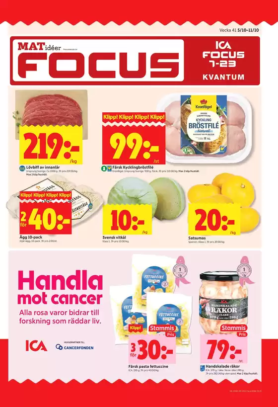 ICA Kvantum-katalog | Rabatter och kampanjer | 2026-10-05T00:00:00.000Z - 2026-10-11T00:00:00.000Z