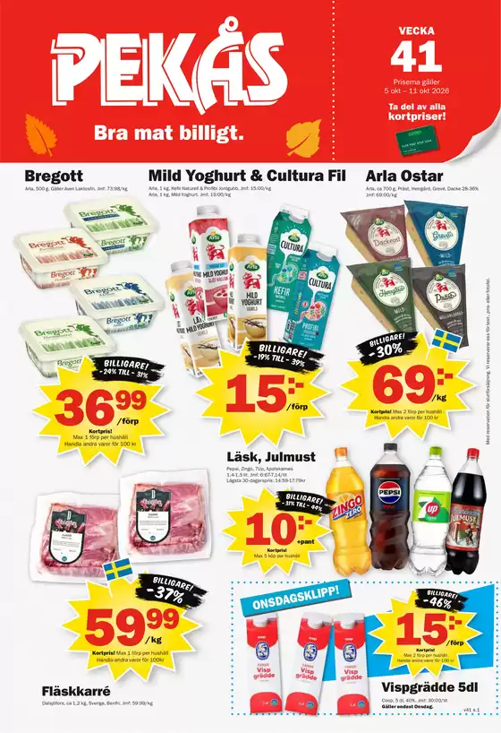 Pekås-katalog | Kampanj! | 2026-10-06T00:00:00.000Z - 2026-10-11T00:00:00.000Z