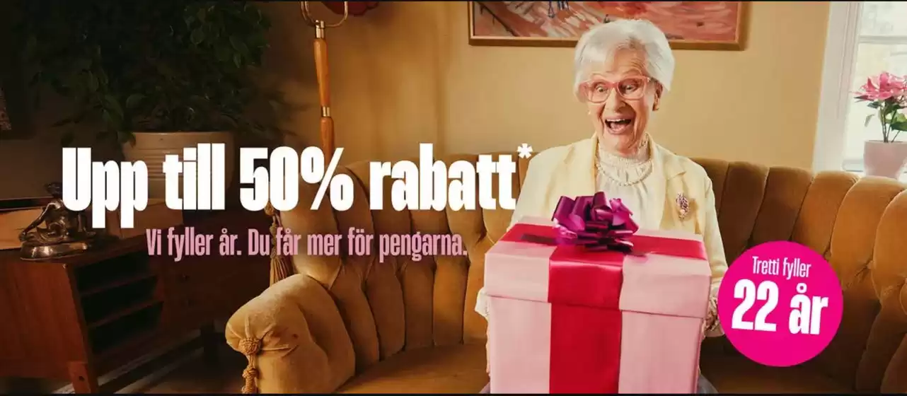 tretti-katalog | Upp till 50% rabatt! | 2026-10-08T00:00:00.000Z - 2026-10-22T00:00:00.000Z