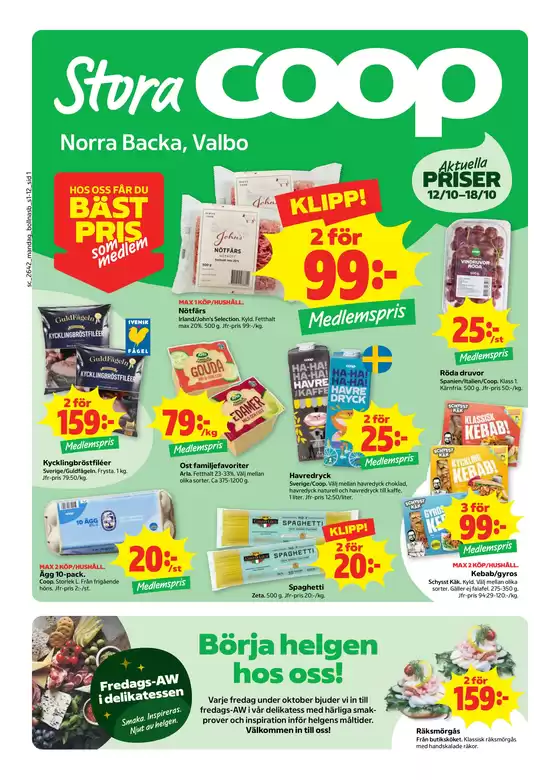Stora Coop-katalog i Solberg (Sundsvall) | Fantastiskt erbjudande för alla kunder | 2026-10-12T00:00:00.000Z - 2026-10-18T00:00:00.000Z