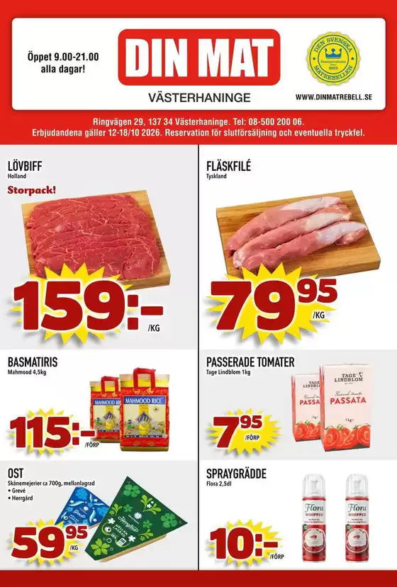 Din Mat-katalog i Solberg (Sundsvall) | Din Mat reklambad | 2026-10-12T00:00:00.000Z - 2026-10-18T00:00:00.000Z