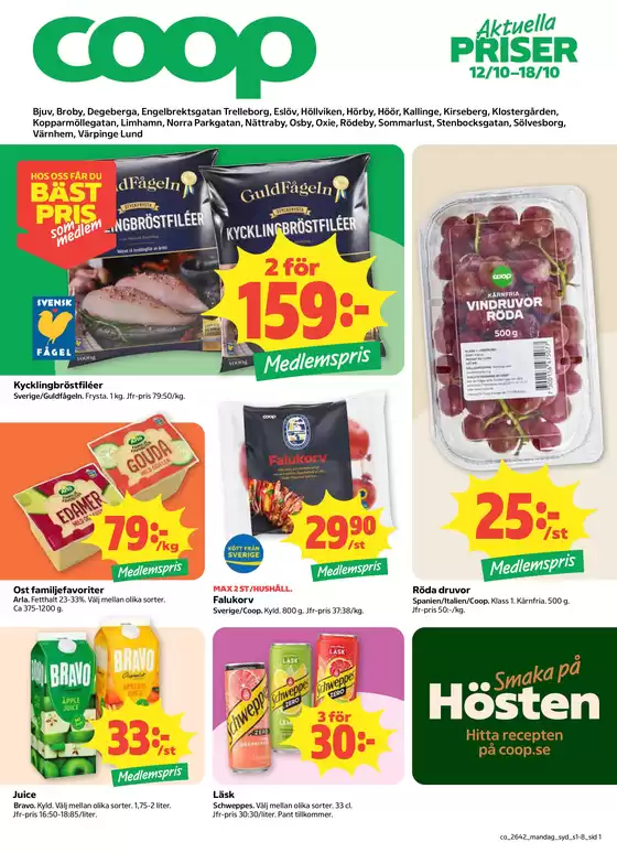 Coop-katalog i Genarp | Rabatter och kampanjer | 2026-10-12T00:00:00.000Z - 2026-10-26T00:00:00.000Z