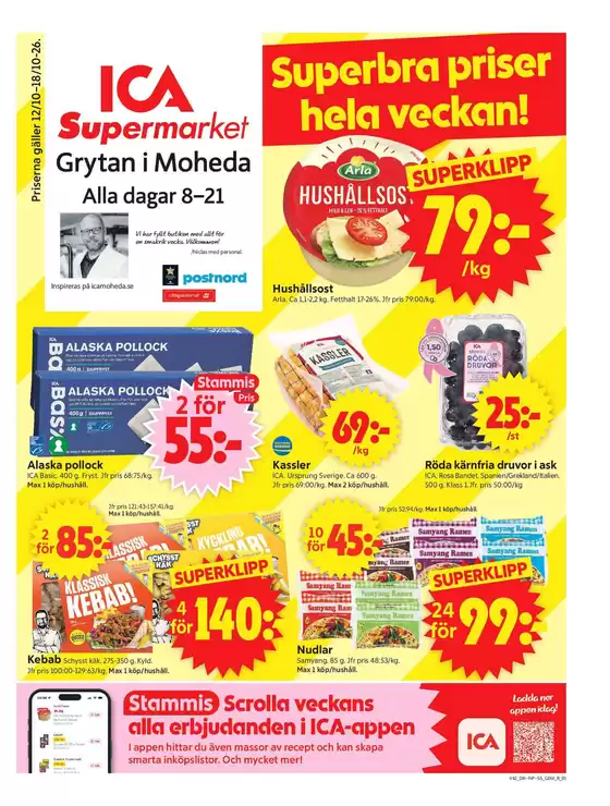 ICA Supermarket-katalog | Våra bästa fynd | 2026-10-12T00:00:00.000Z - 2026-10-26T00:00:00.000Z