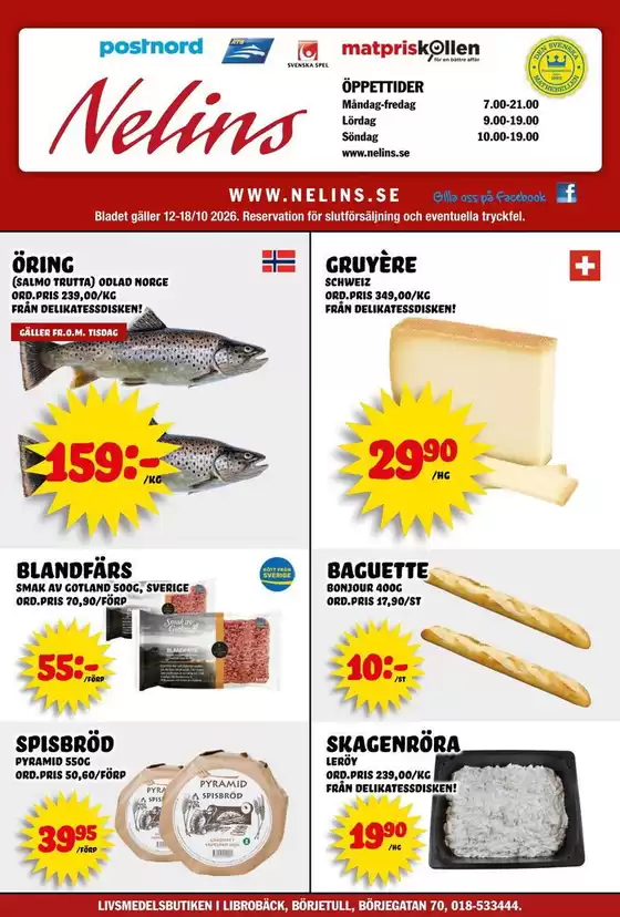 Nelins-katalog i Timrå | Nelins reklamblad | 2026-10-12T00:00:00.000Z - 2026-10-18T00:00:00.000Z